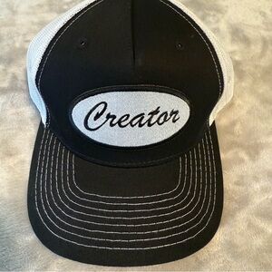 TikTok “Creator” Trucker Hat Trendy‎ Stylish Design Viral Videos Black & White